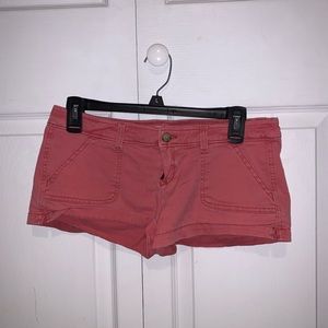 Hollister Red Jean shorts